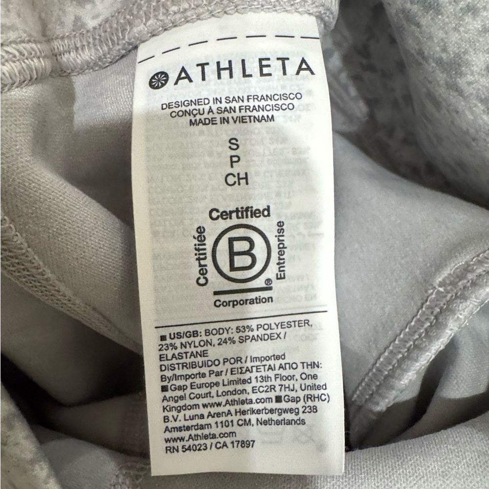 Athleta Light Gray Speckled High-Rise Leggings - Picture 9 of 11
